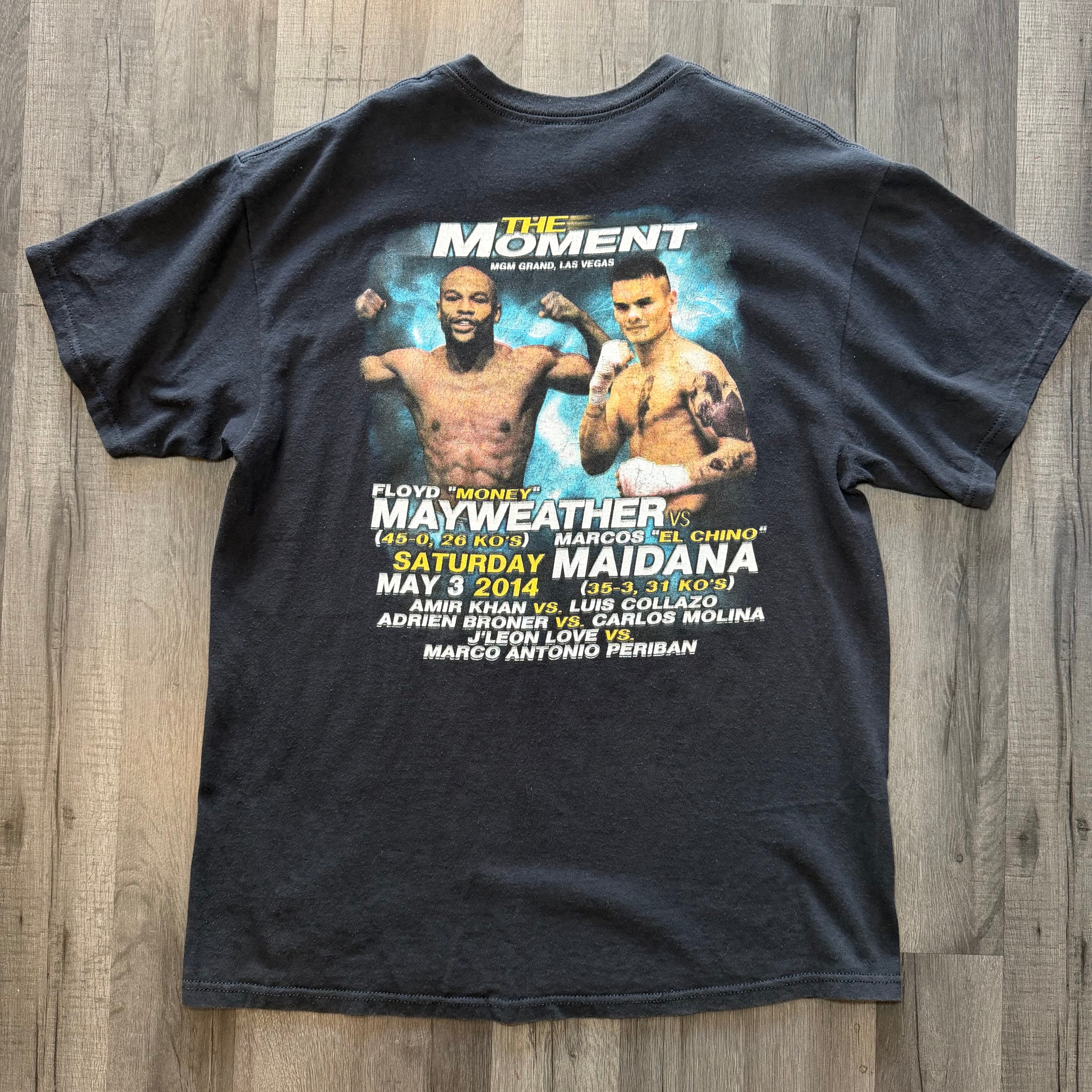 Floyd Mayweather vs Marcos Maidana Fight T-Shirt (Size Large)