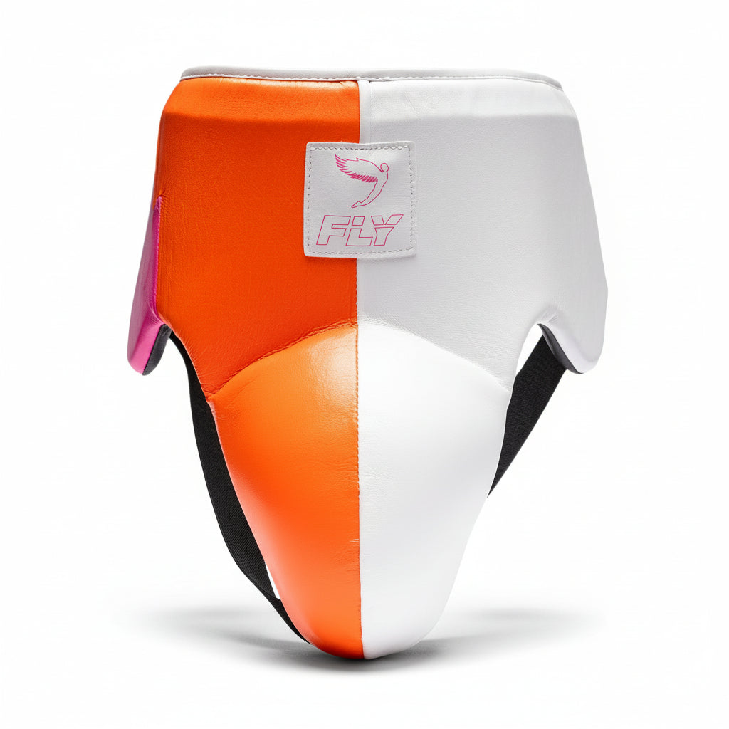fly wraith x foul protector groin guard white pink orange