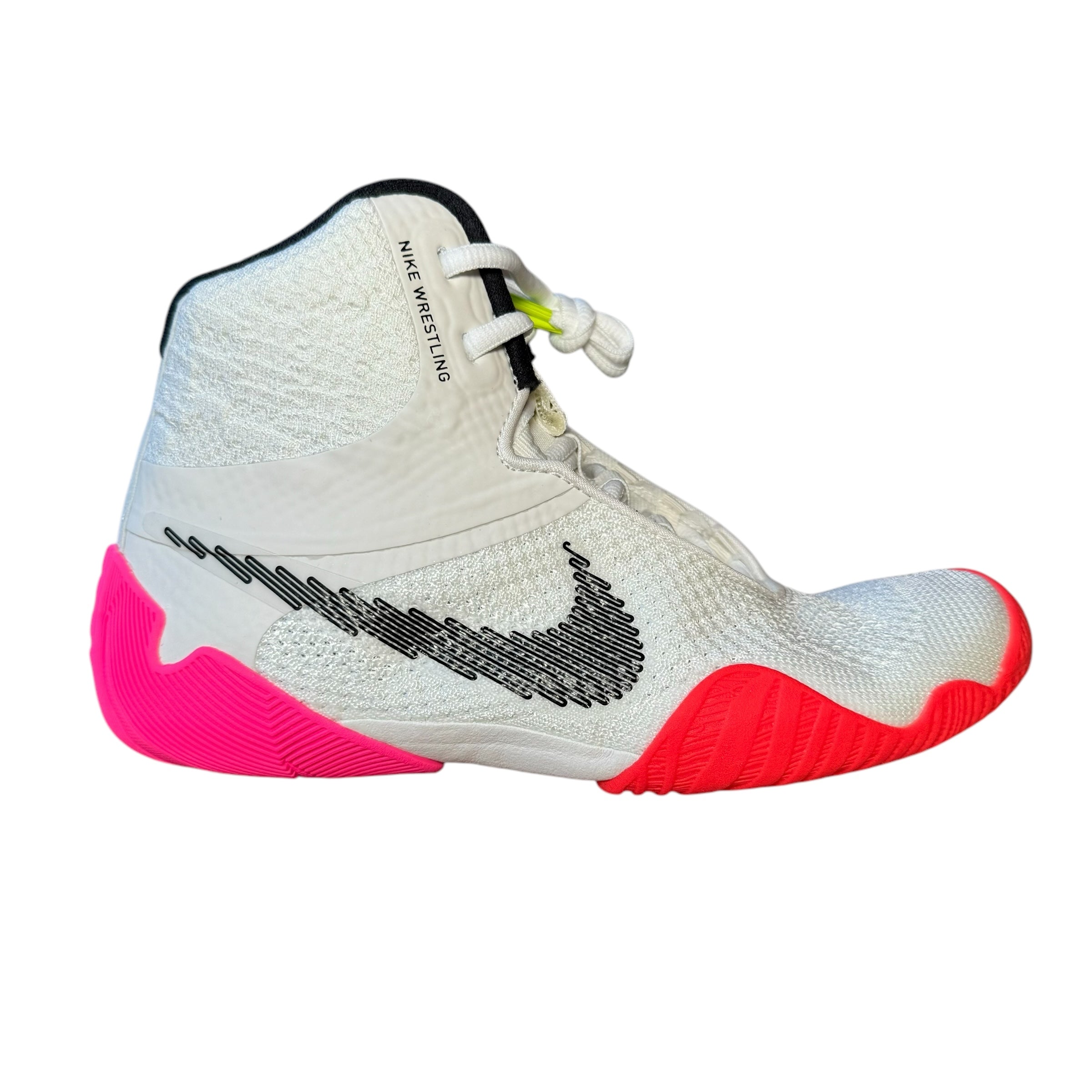 Nike Tawa SE Tokyo Olympic Wrestling Boots white with black pink and orange
