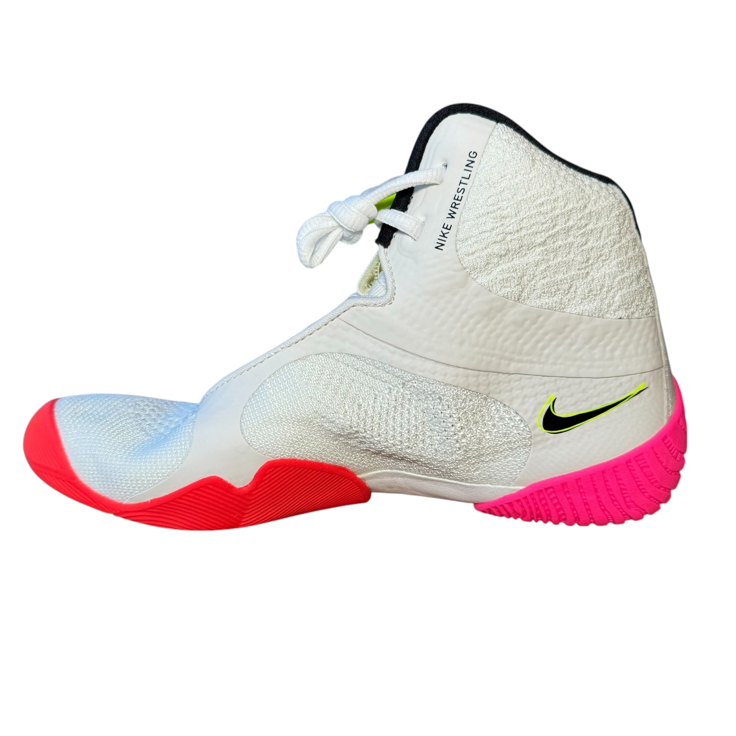 Nike Tawa SE Tokyo Olympic Wrestling Boots white with black pink and orange