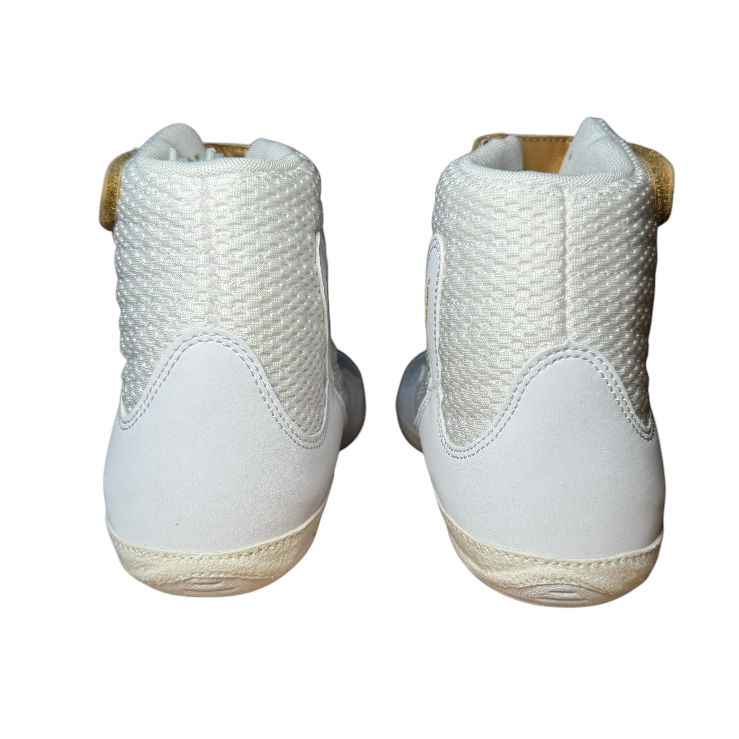 Nike Inflict 3 Wrestling Boots white gold rear