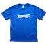 Seconds Out Home T-Shirt Blue with white Seconds Out Fight Store logo