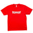 Seconds Out Home T-Shirt Red with white Seconds Out Fight Store logo
