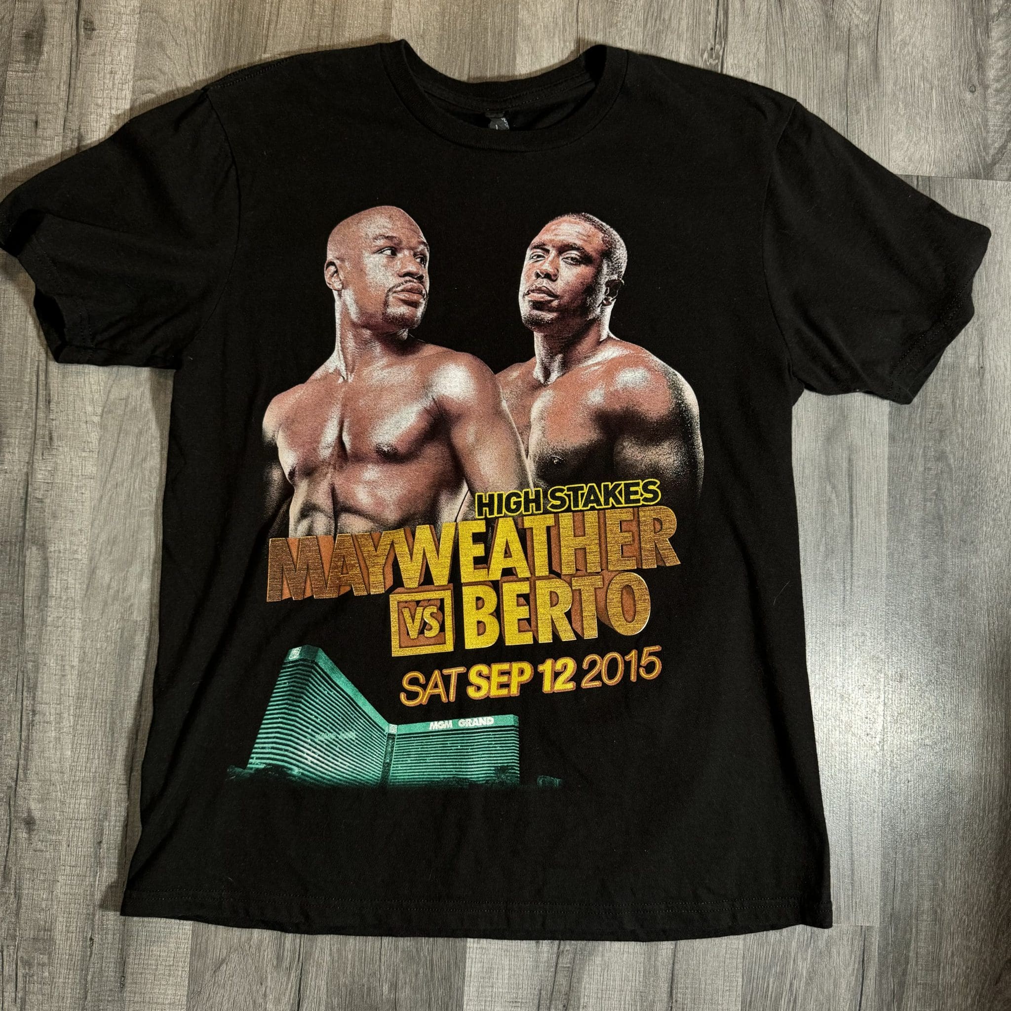 Floyd Mayweather vs Andre Berto T-Shirt - Small