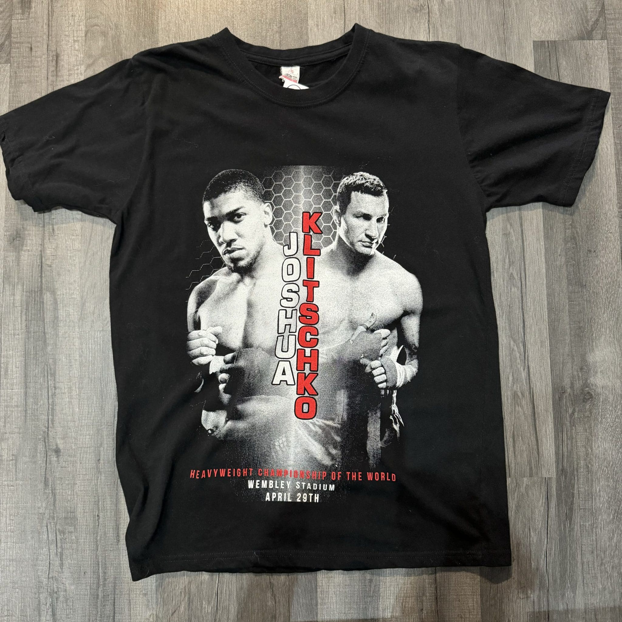 Anthony Joshua V Wladimir Klitschko T-Shirt - Medium