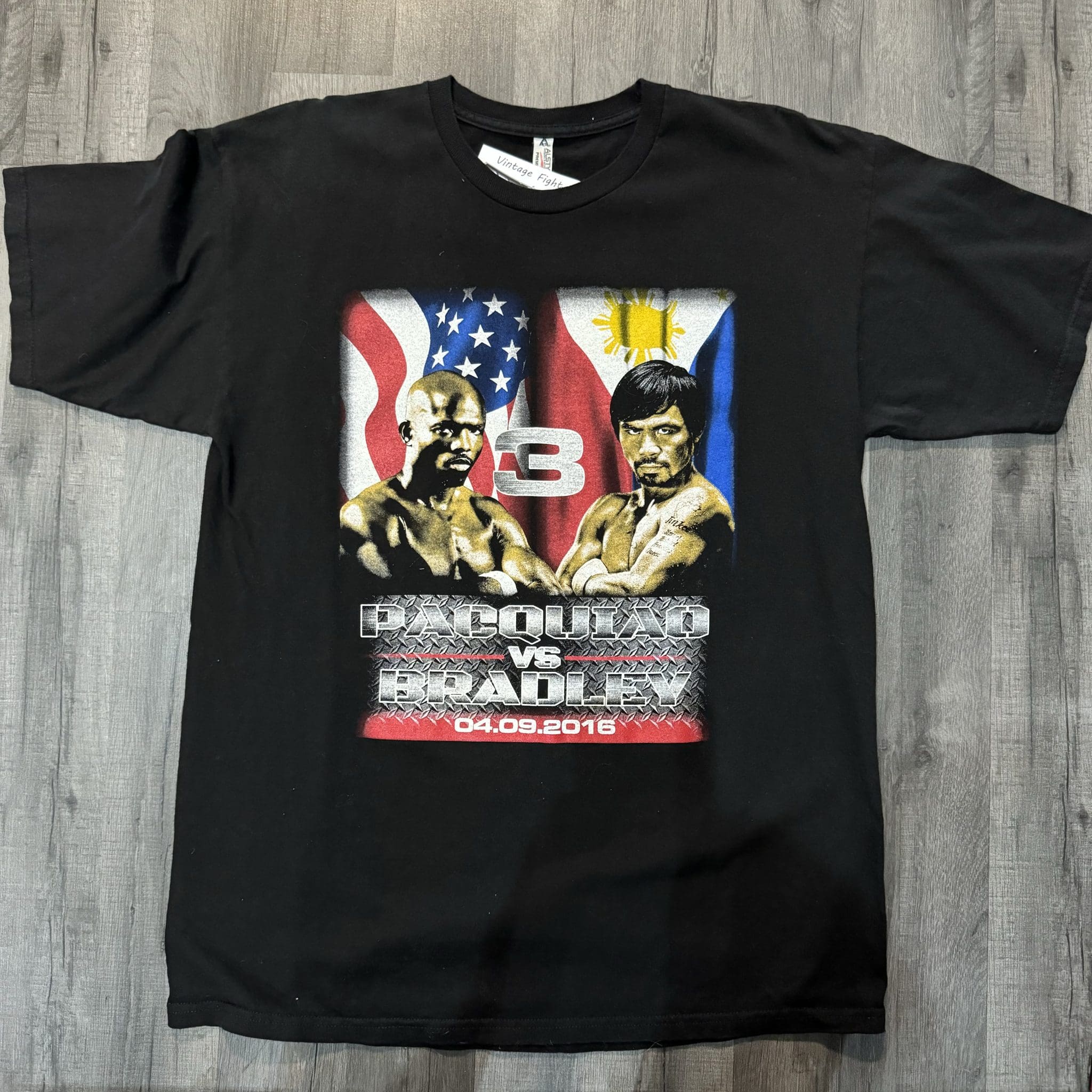 Manny Pacquiao vs Timothy Bradley 3 T-Shirt - Large