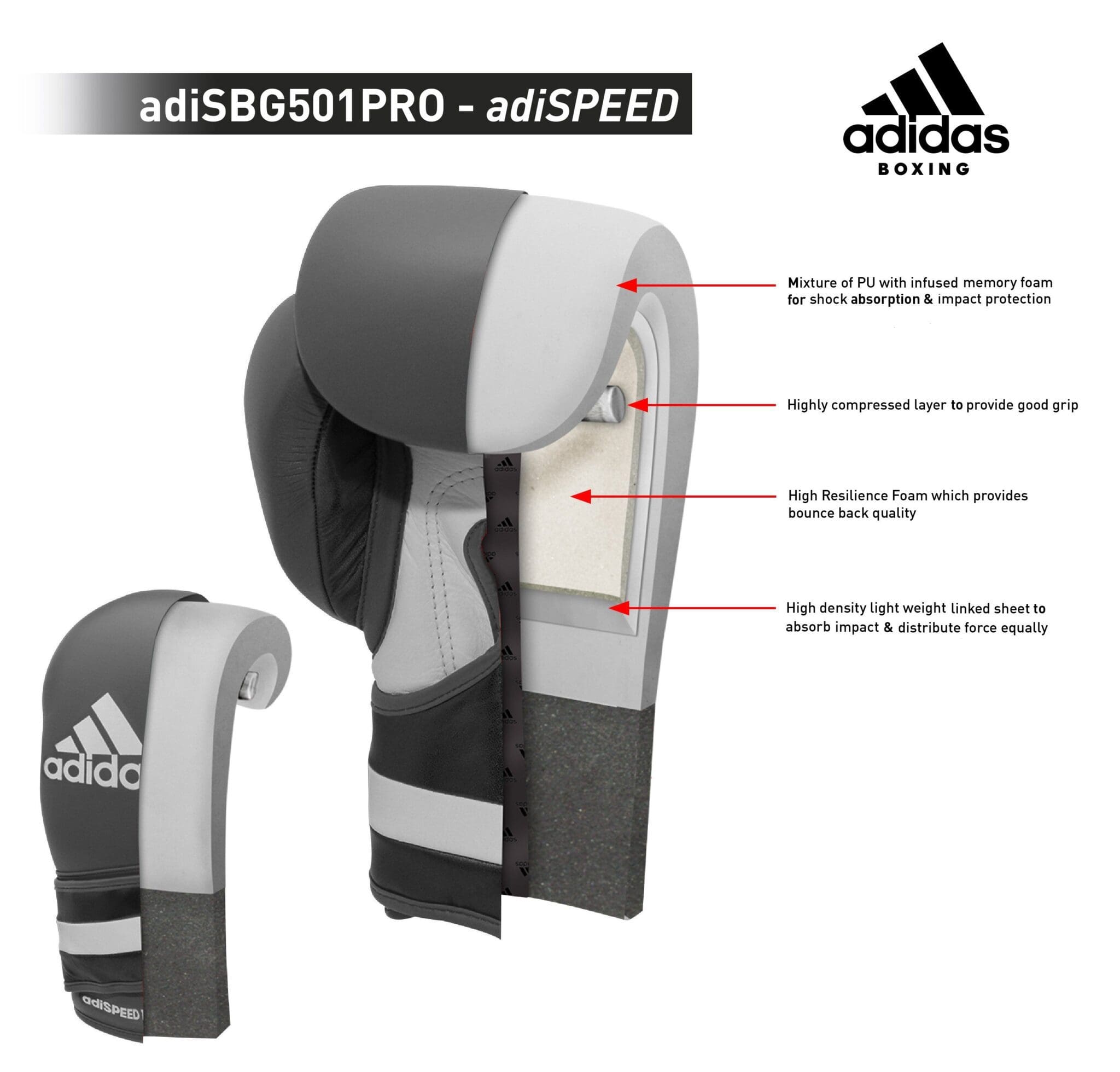 Adidas Adispeed Boxing Gloves