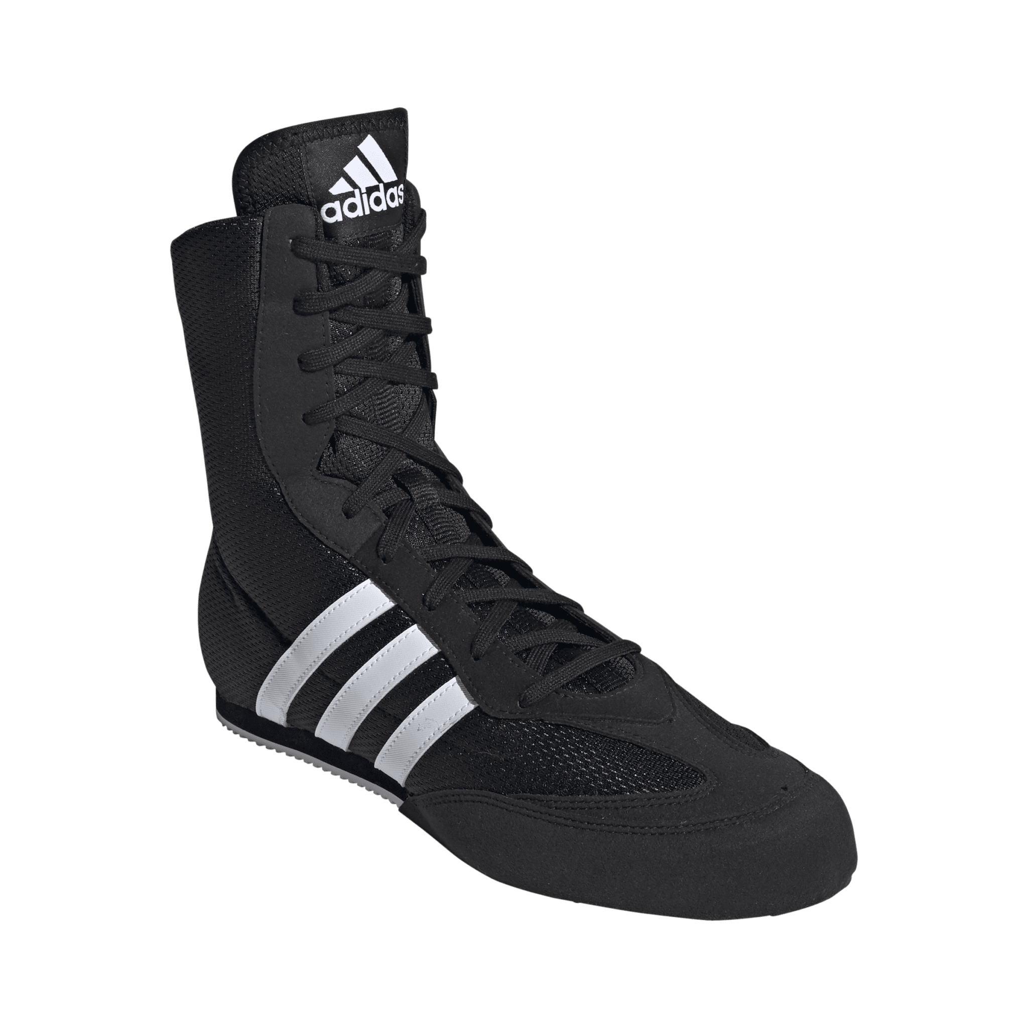 adidas box hog 2 boxing boots black white