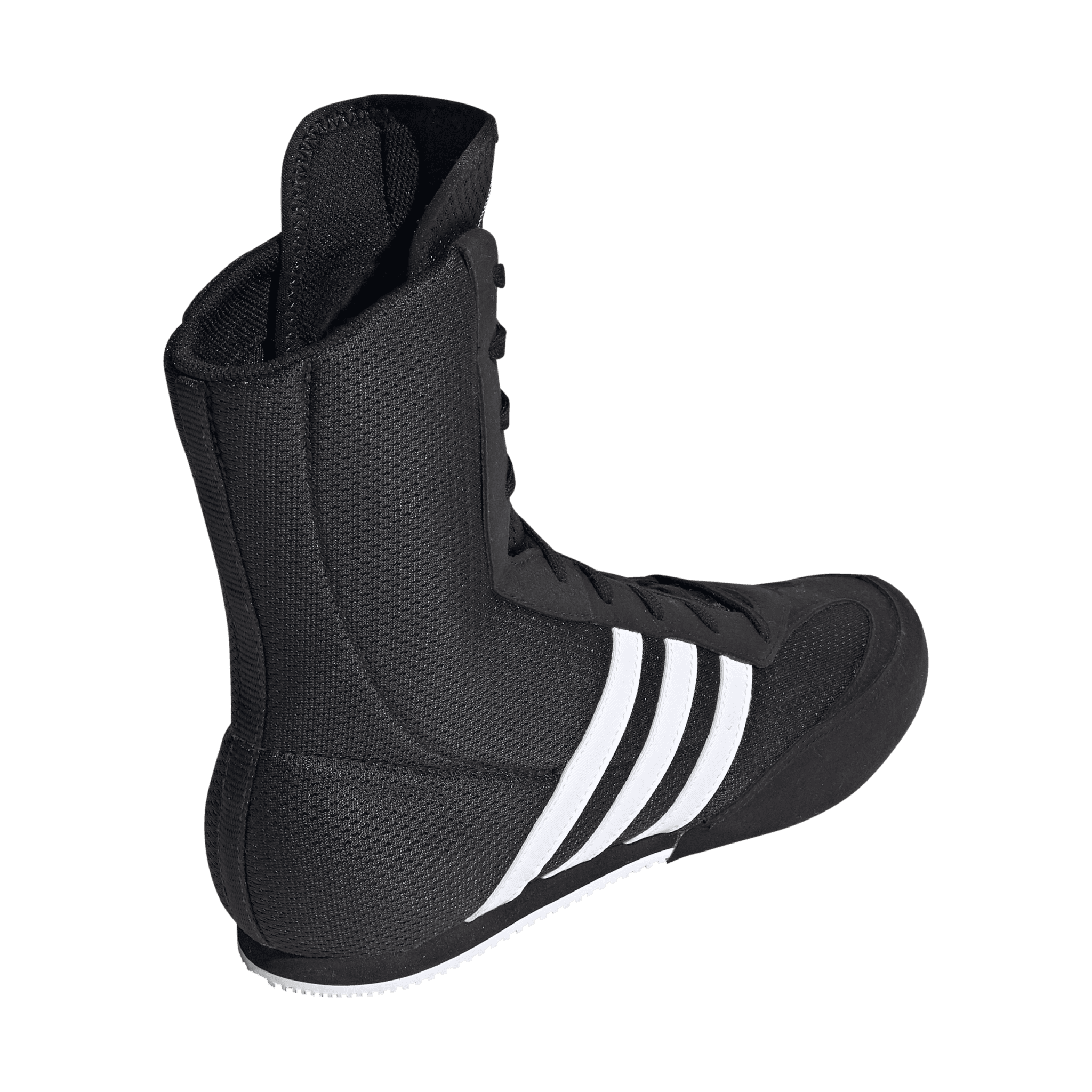 adidas box hog 2 boxing boots black white