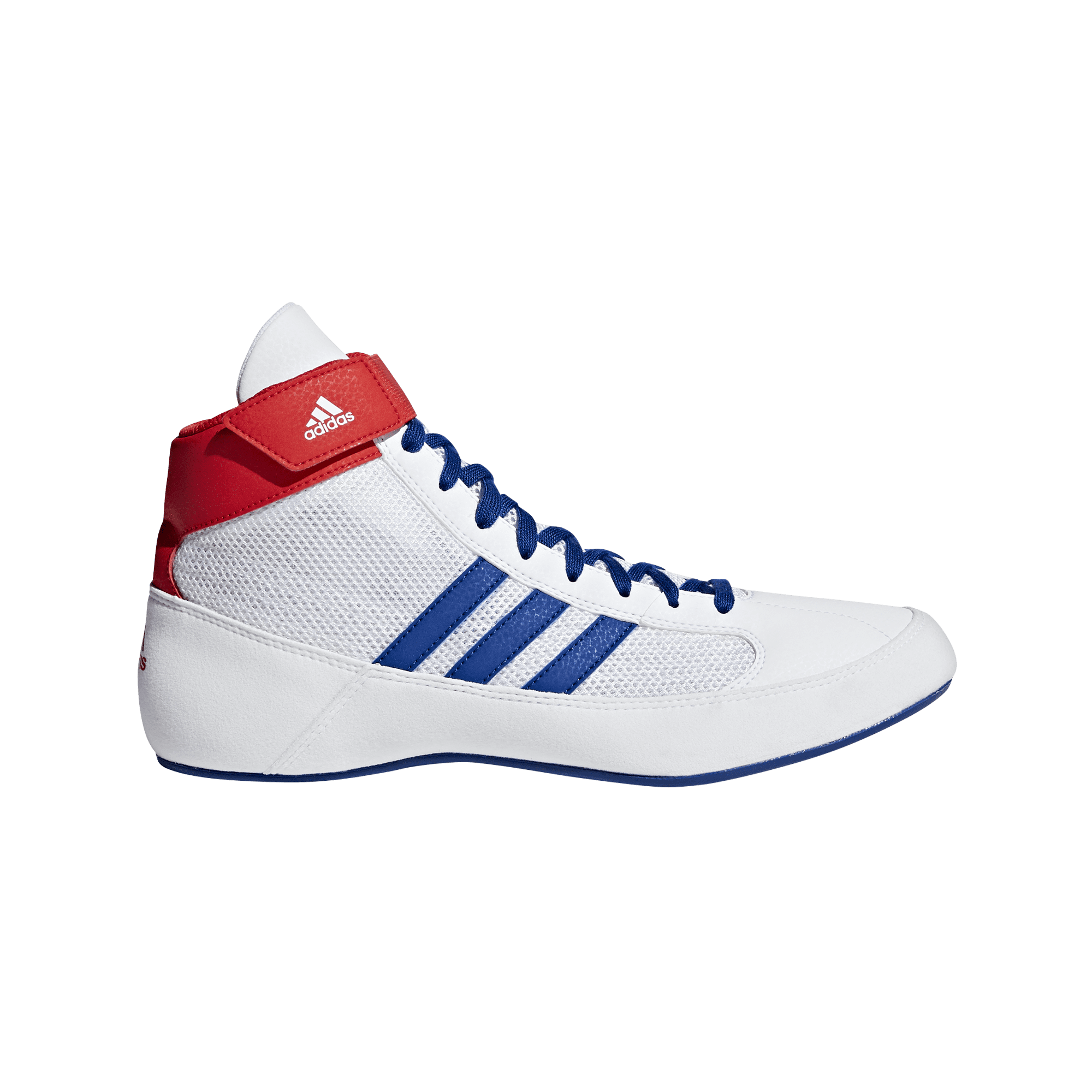 adidas havoc kids boxing boots white blue red