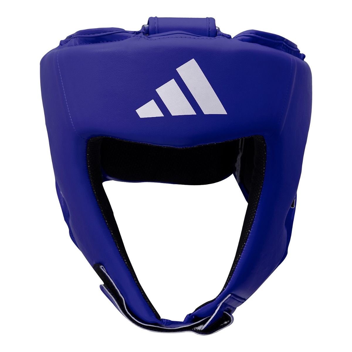 adidas iba training head guard blue open face design with white adidas logo