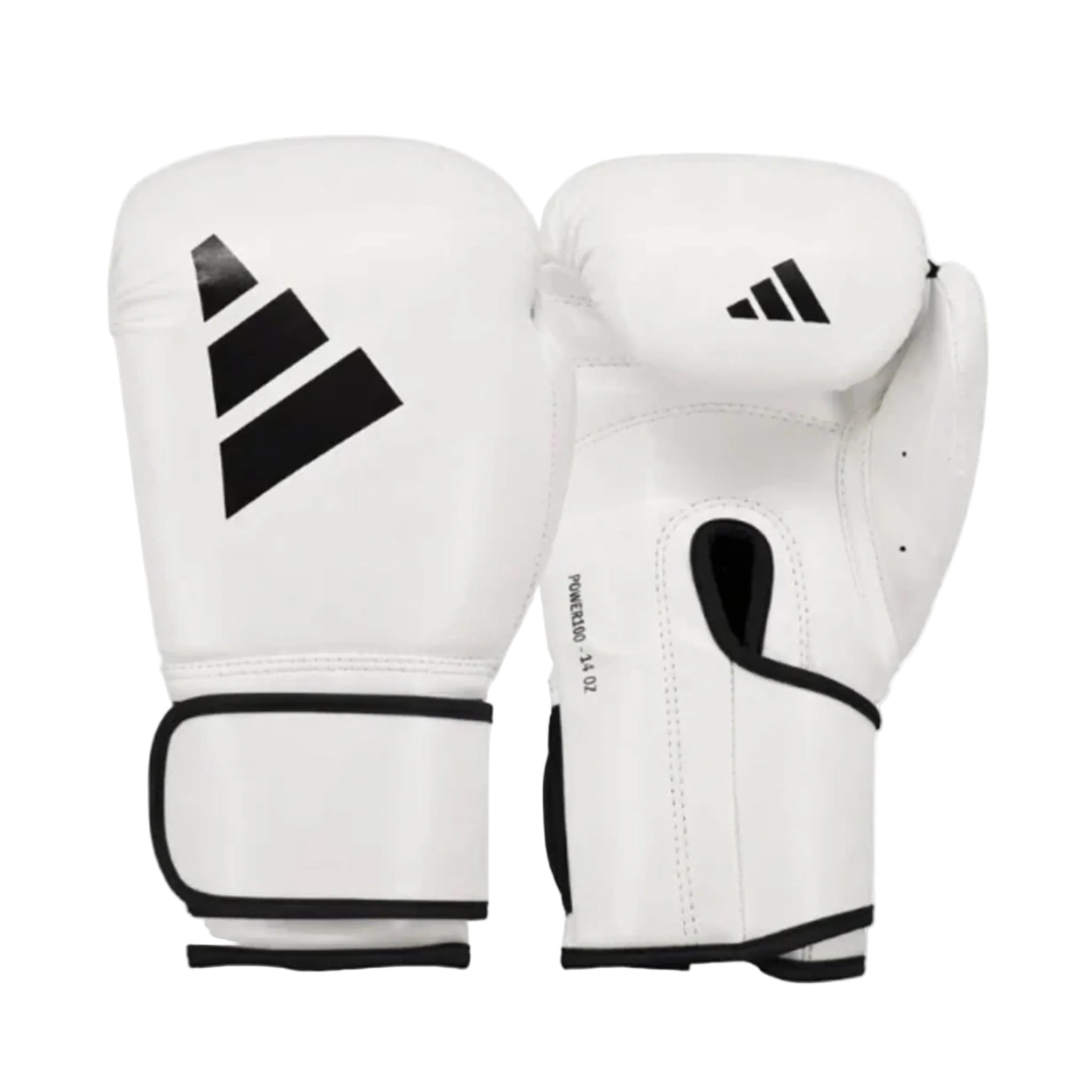 Adidas Power 100 Boxing Gloves white/black