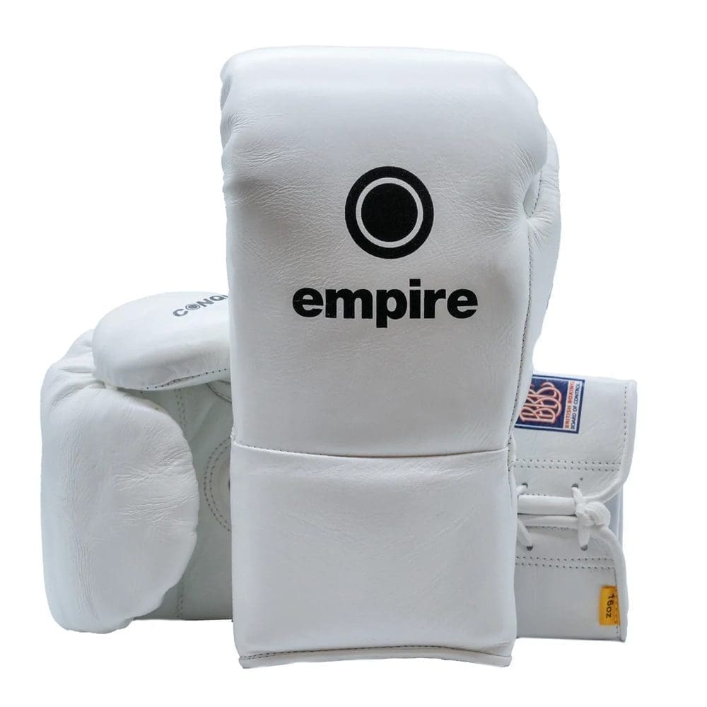 Empire Pro Crixus Training gloves white with black Empire logo