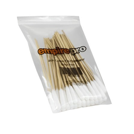 Empire Pro Cotton Tip Applicators Boxing Swaps with clear Empire branded packaging
