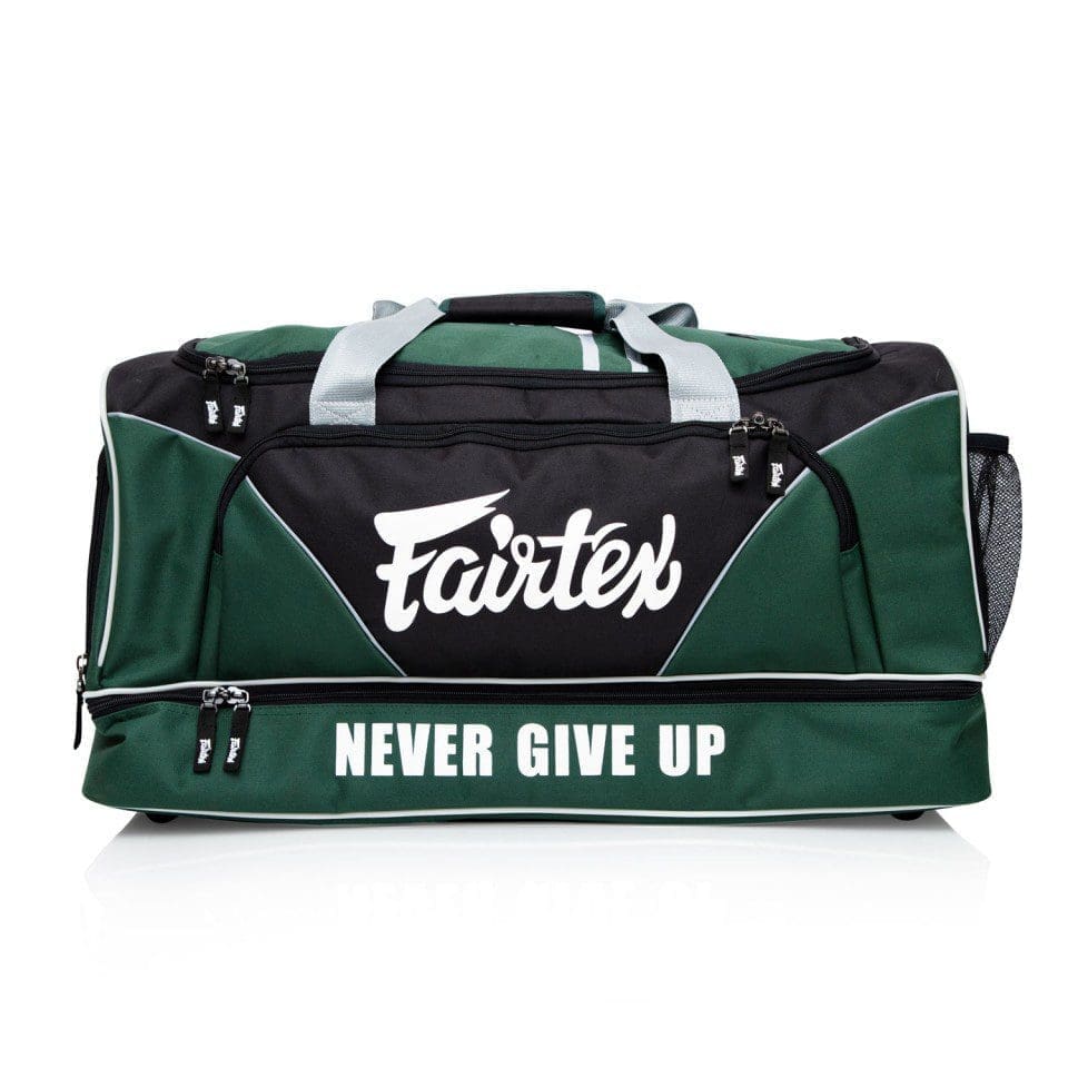 Fairtex Heavy Duty Gym Bag Green Black BAG 2