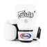 fairtex bgv1 boxing gloves white
