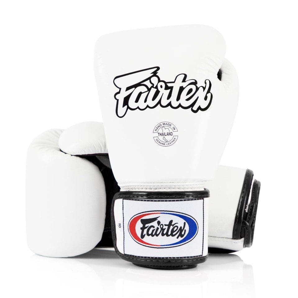 fairtex bgv1 boxing gloves white