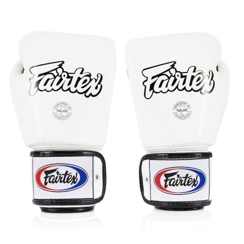 fairtex bgv1 boxing gloves white