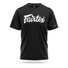fairtex classic t-shirt ts7 black with white fairtex logo