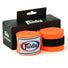 fairtex 4.5m hand wraps orange with black Fairtex packaging box