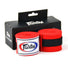 fairtex 4.5m hand wraps red with black Fairtex packaging box
