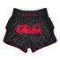 Fairtex Kids Muay thai Shorts Black with red Fairtex logo