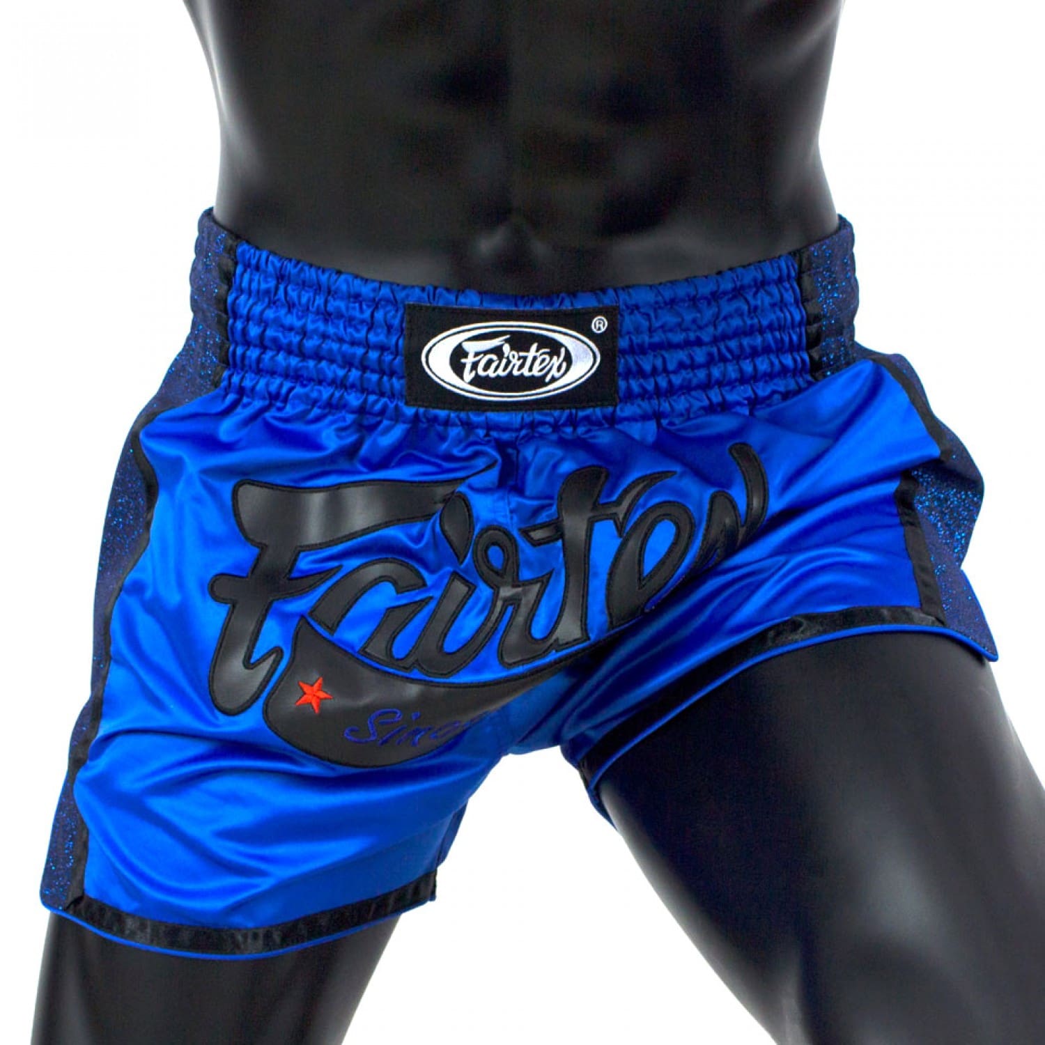 Fairtex Slim Cut Muay Thai Shorts Blue
