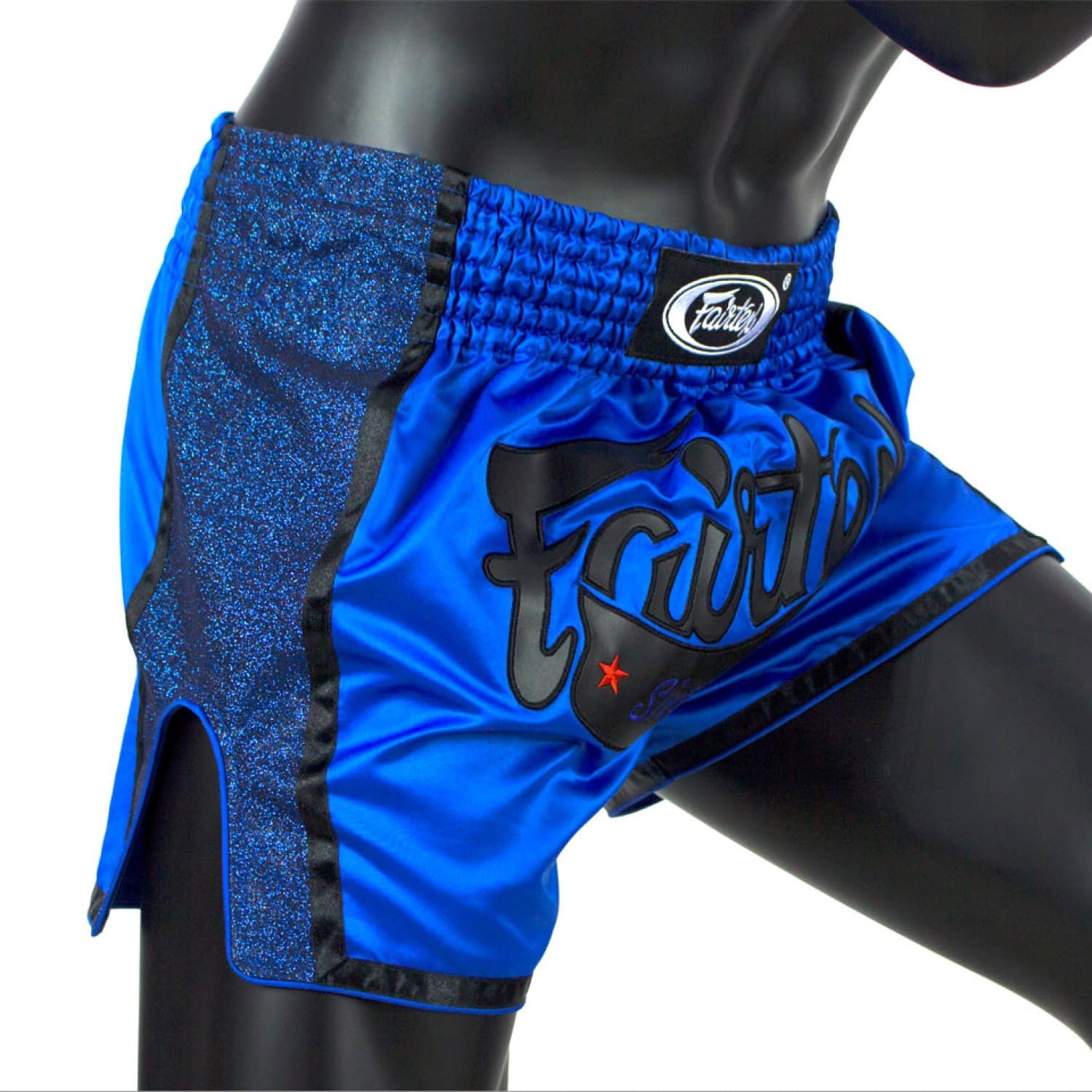 Fairtex Slim Cut Muay Thai Shorts Blue