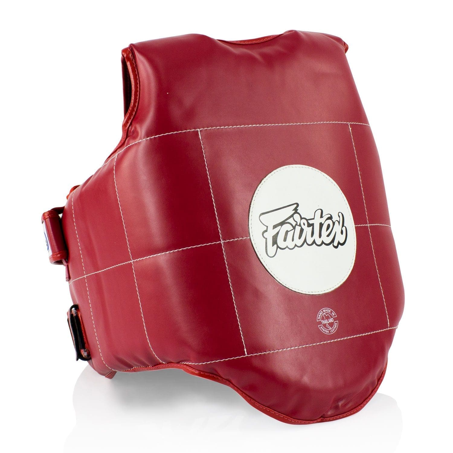 fairtex pv1 kids muay thai body shield red
