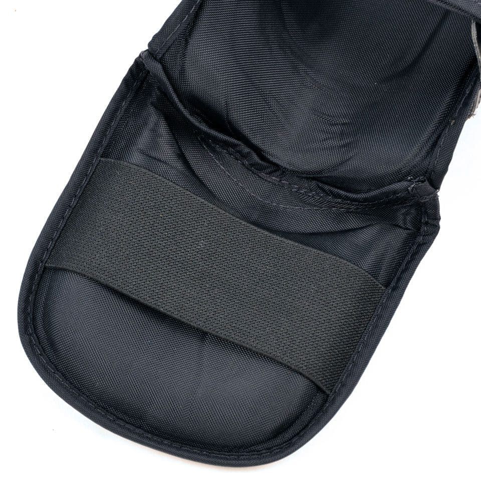 Fairtex Sp3 Muay Thai Shin Guards Black with Fairtex Logo