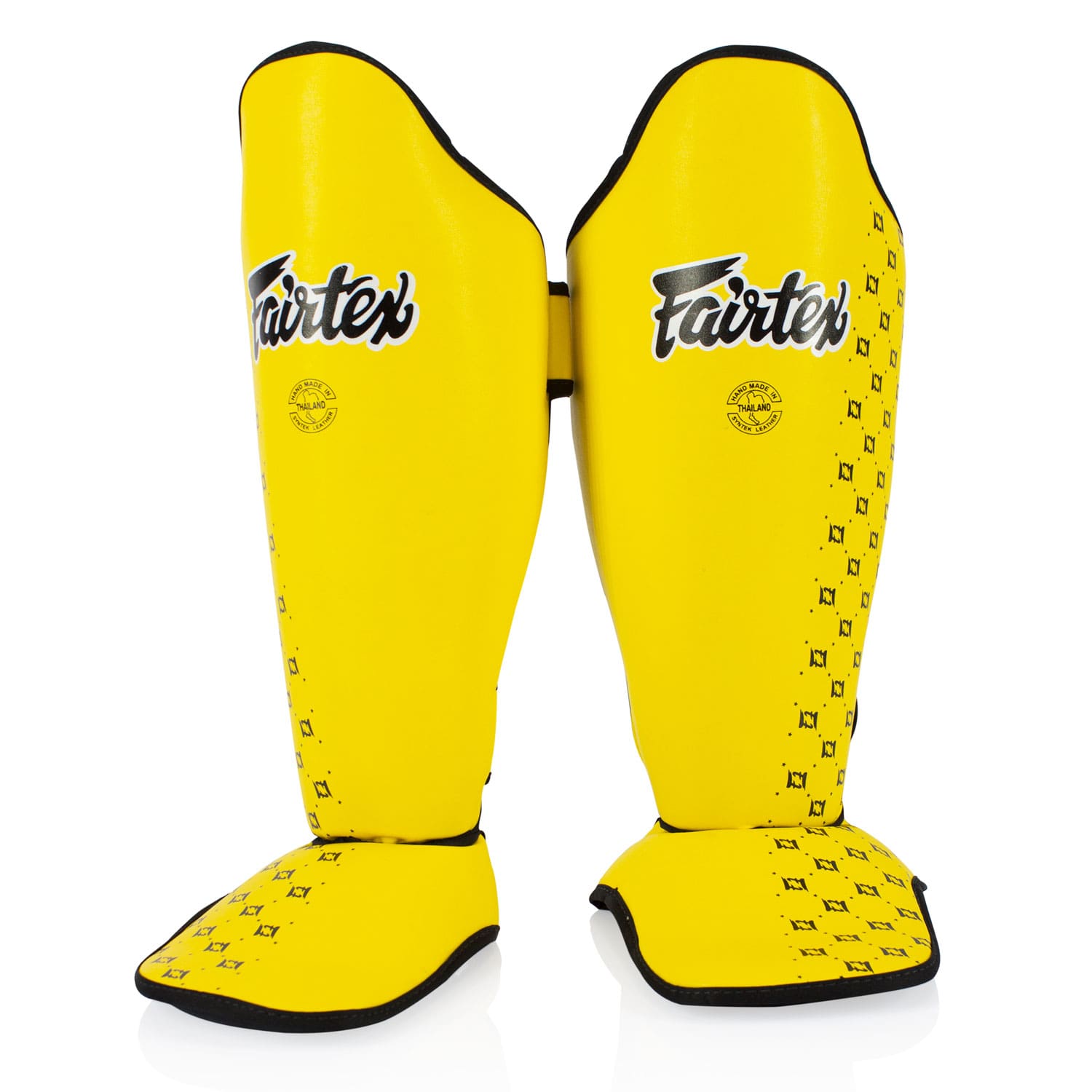 Fairtex SP5 Muay Thai Shin Guards Yellow