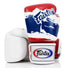 fairtex thai flag boxing gloves bgv1-t model blue, white, red