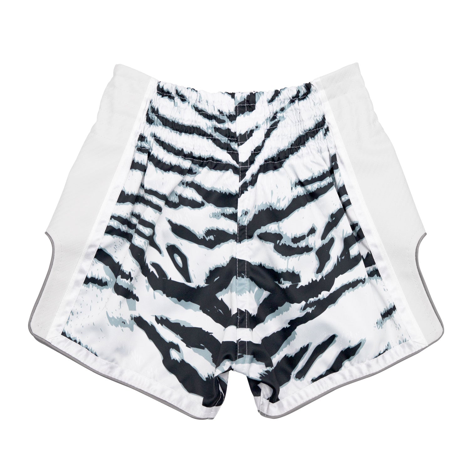 Fairtex Kids Muay Thai Shorts White Tiger design