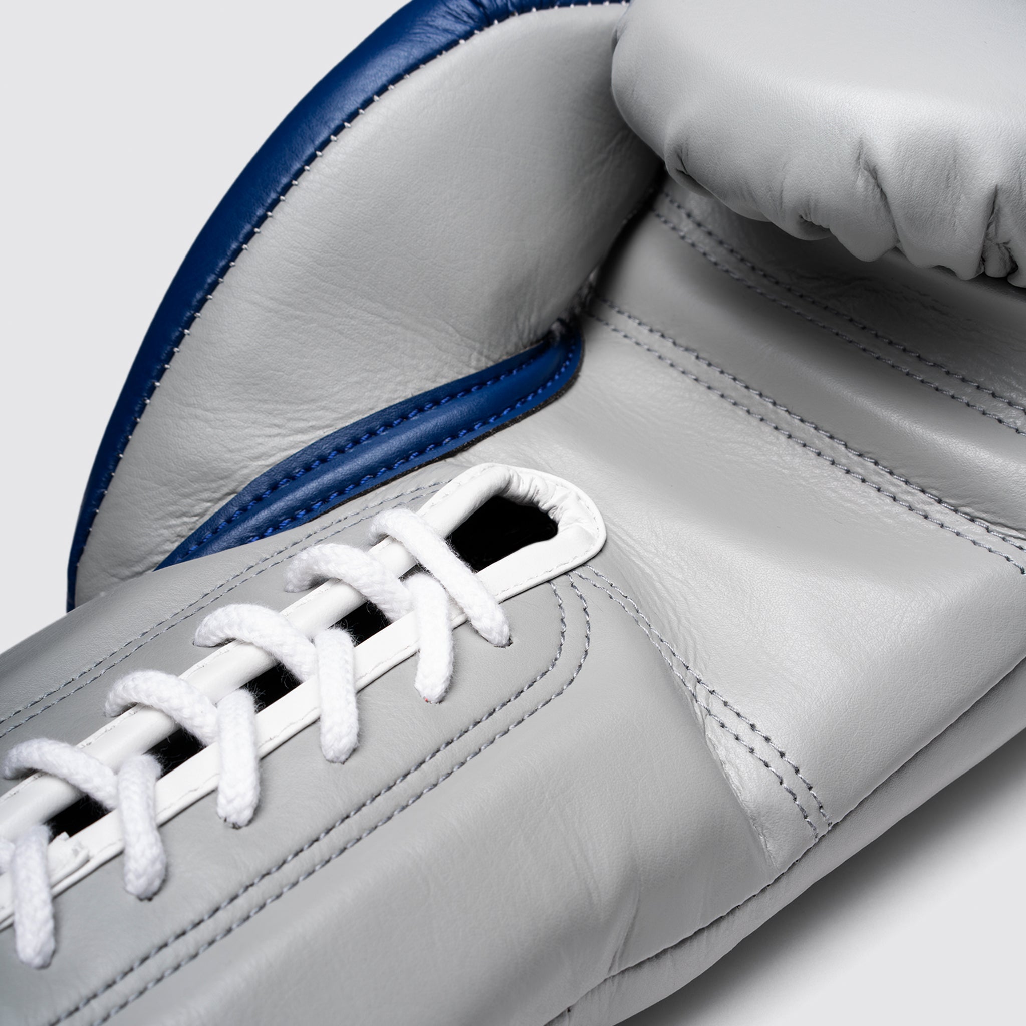 fly superlace x 2 gloves grey/space blue and grey inside palm