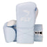 Fly Superlace X Boxing Gloves Baby Blue with white Fly logo