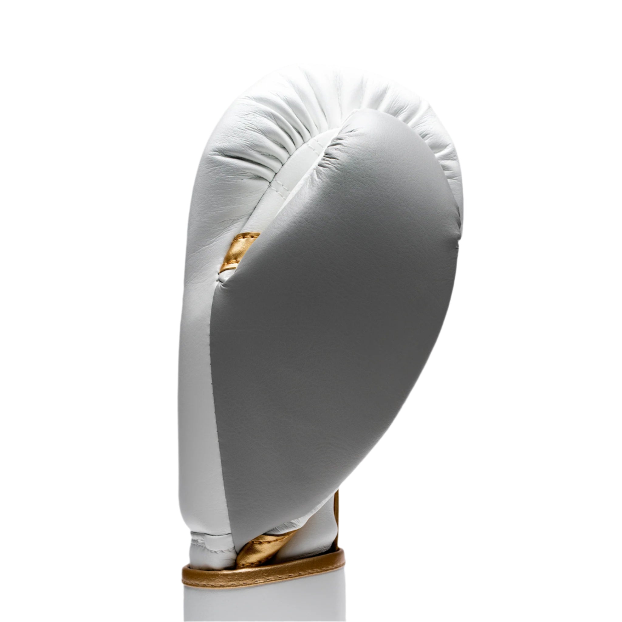 fly superloop pro x 2 gloves white/grey/gold side view of grey thumb