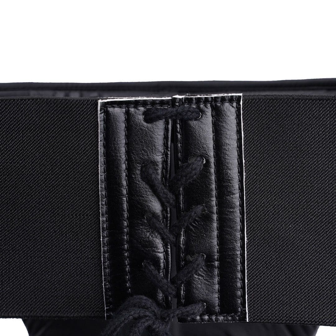 Fly Wraith X Groin Guard Boxing Foul Protector Black laces at rear
