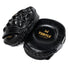Hit n Move Turtle Mitts black with gold Turtle Hit n move text