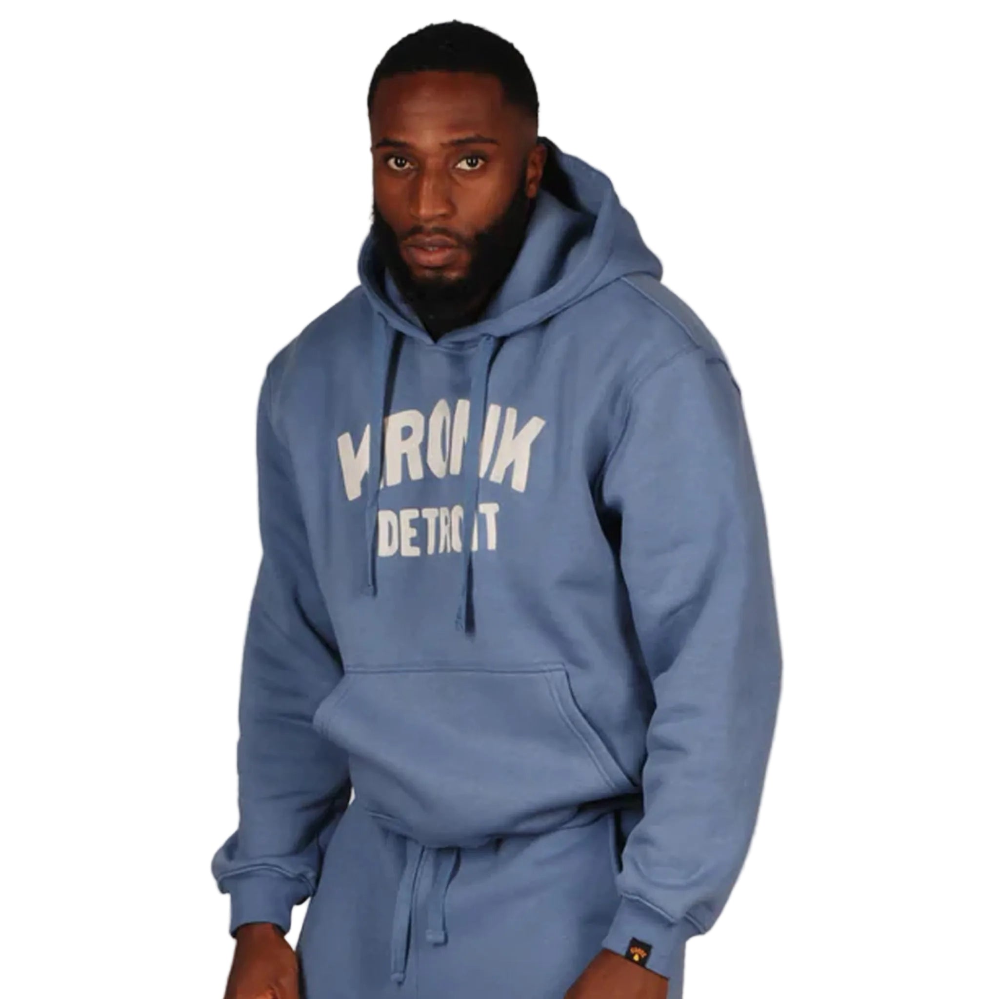 Kronk Detroit Chain Stitch Hoody baby blue