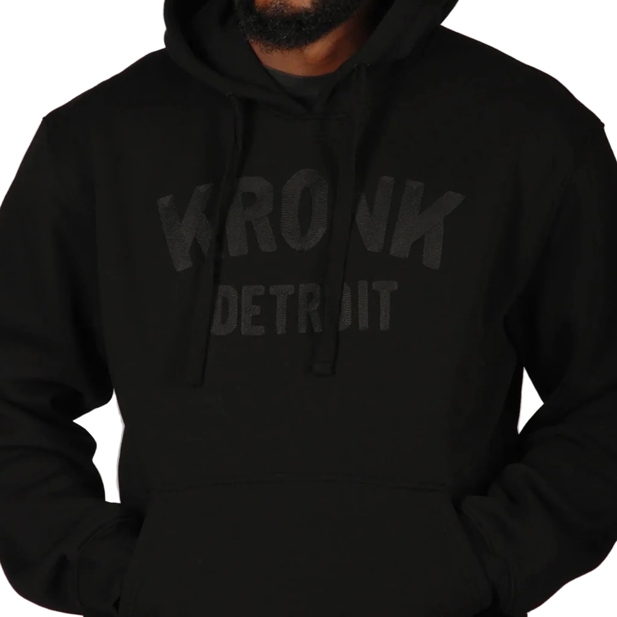 Kronk Detroit Chain Stitch Hoody black