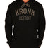 Kronk Detroit Hoody black with grey kronk Detroit text