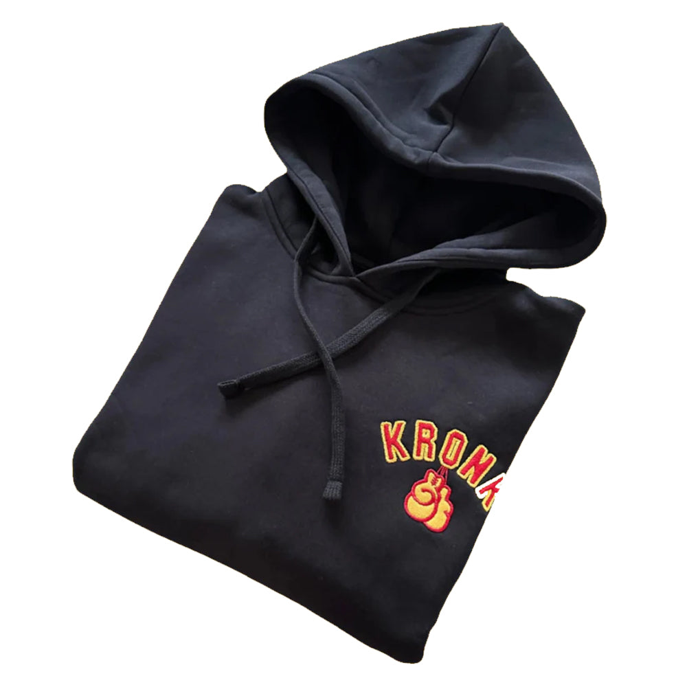 Kronk Thomas Hears Applique Hoody Loose Fit Black