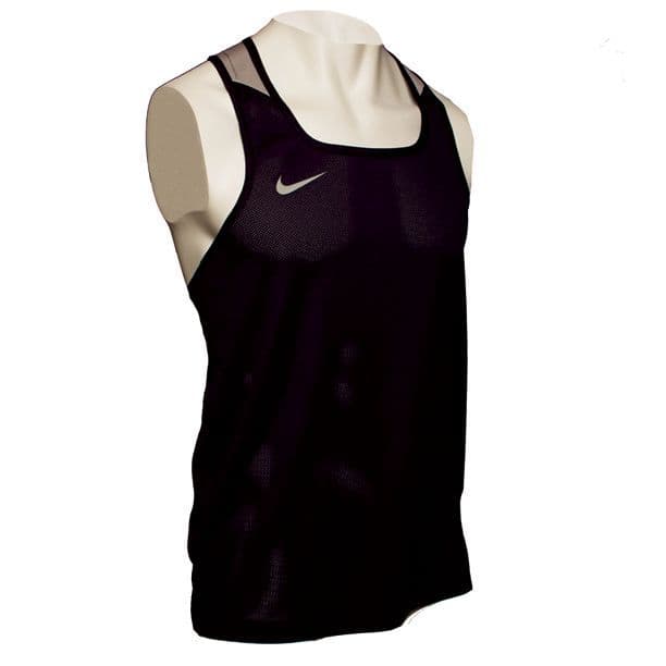 Nike Boxing Vest Black Grey with grey Nike swoosh