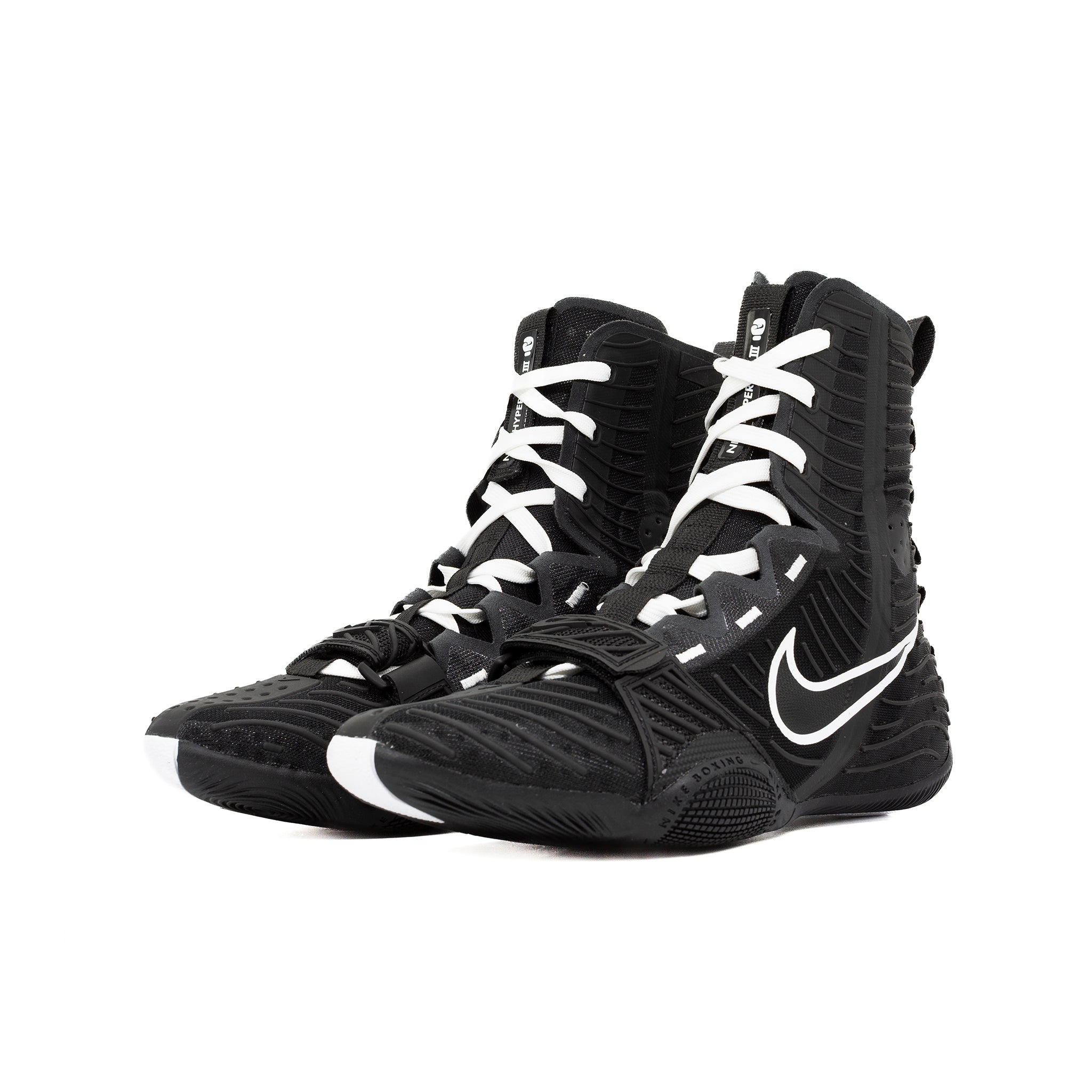 Nike Hyper KO 3 Boxing Boots Black/White