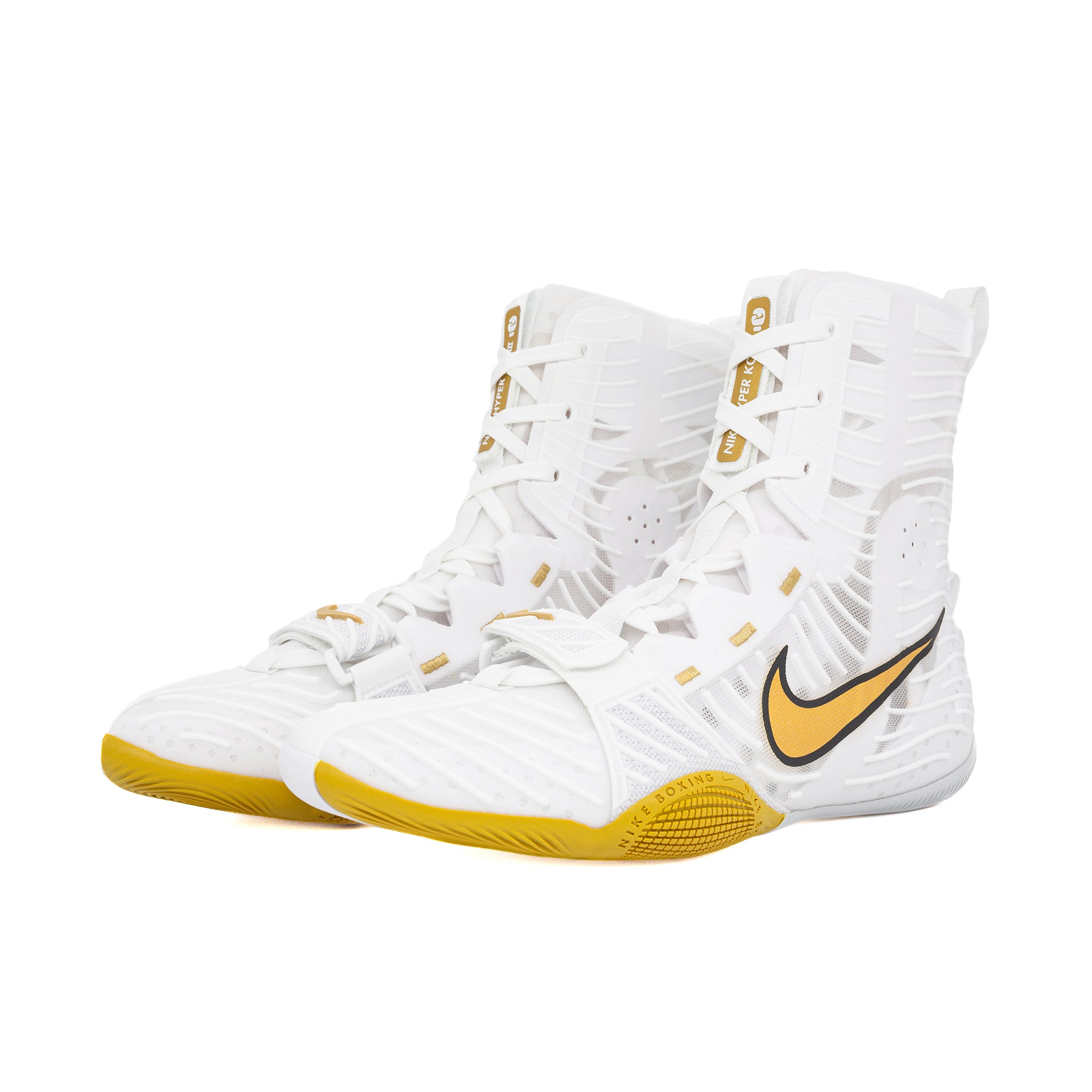 Nike Hyper KO 3 Boxing Boots White/Gold