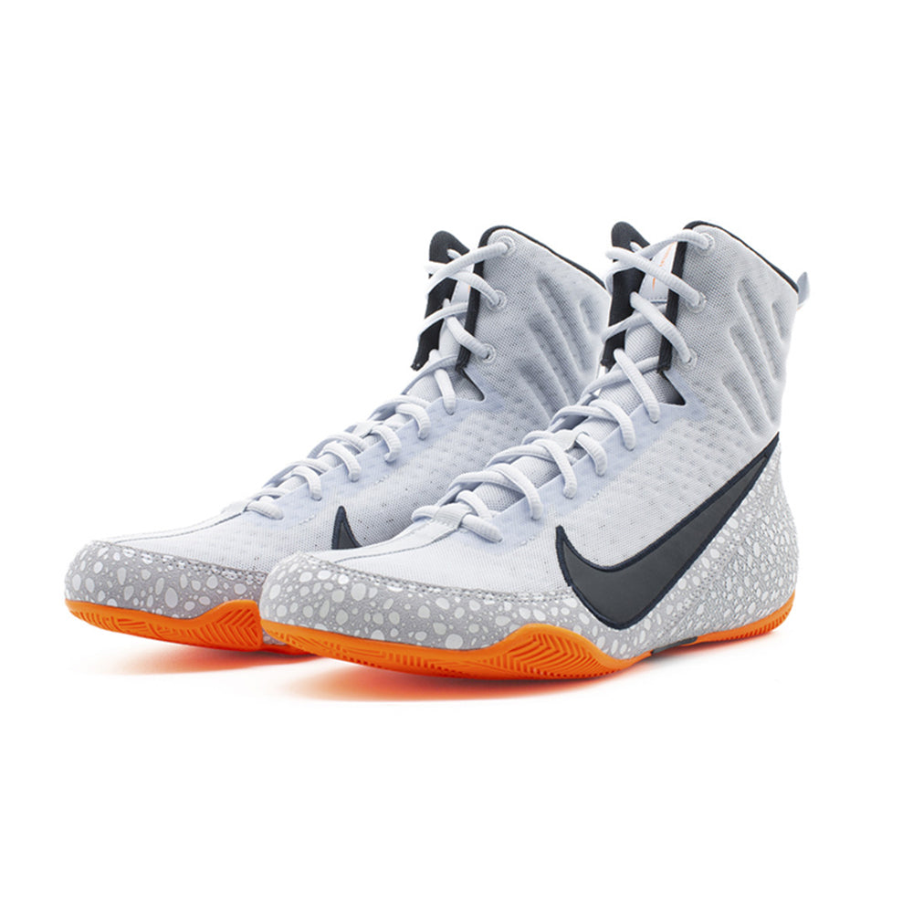 Nike Machomai 3 SE Olympic Boxing Boots grey with orange