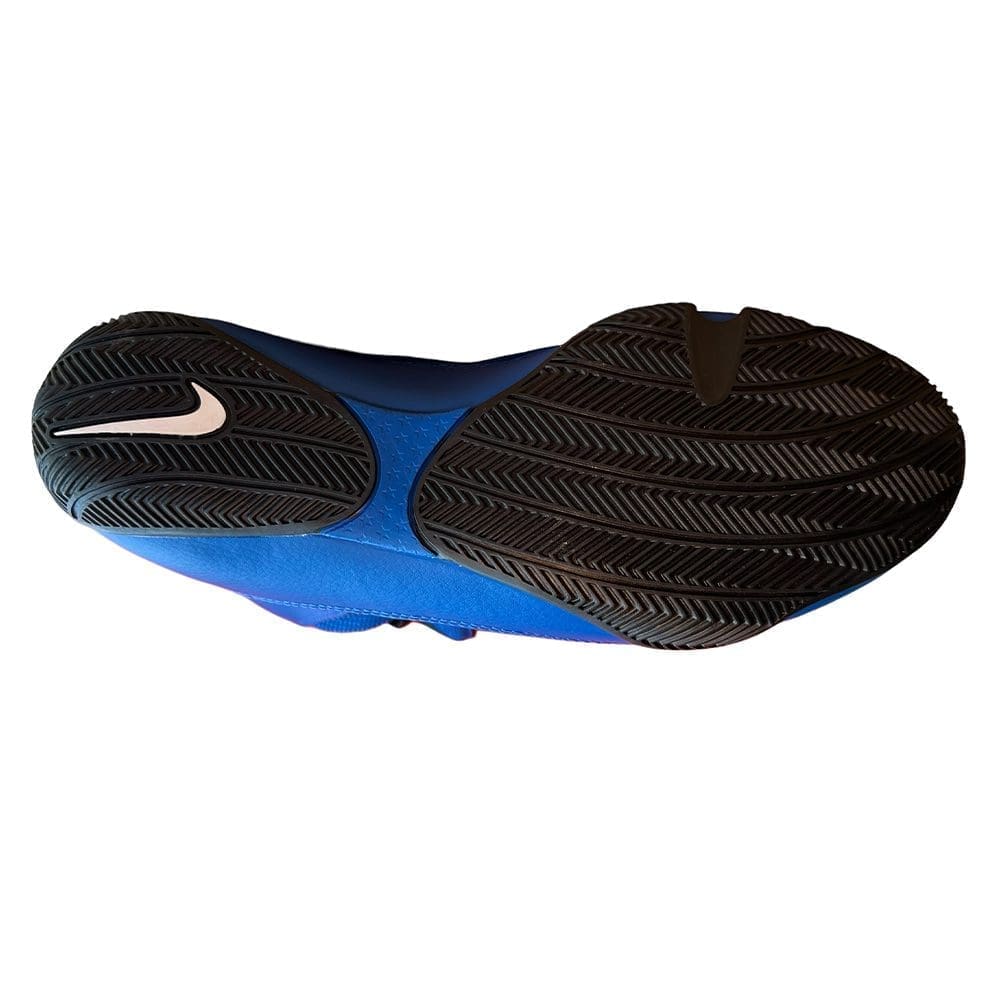 Nike V2 Machomai Boxing Boots Blue/White Black Sole