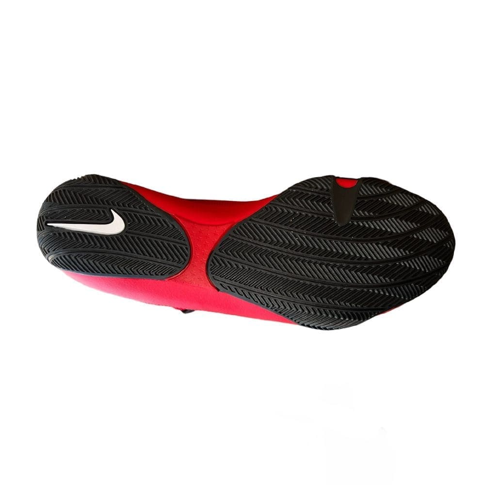 Nike V2 Machomai Boxing Boots Red/White with black sole