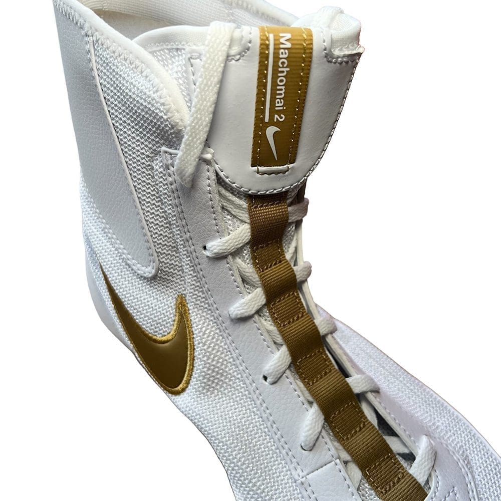 Nike Machomai Boxing Boots White/Gold