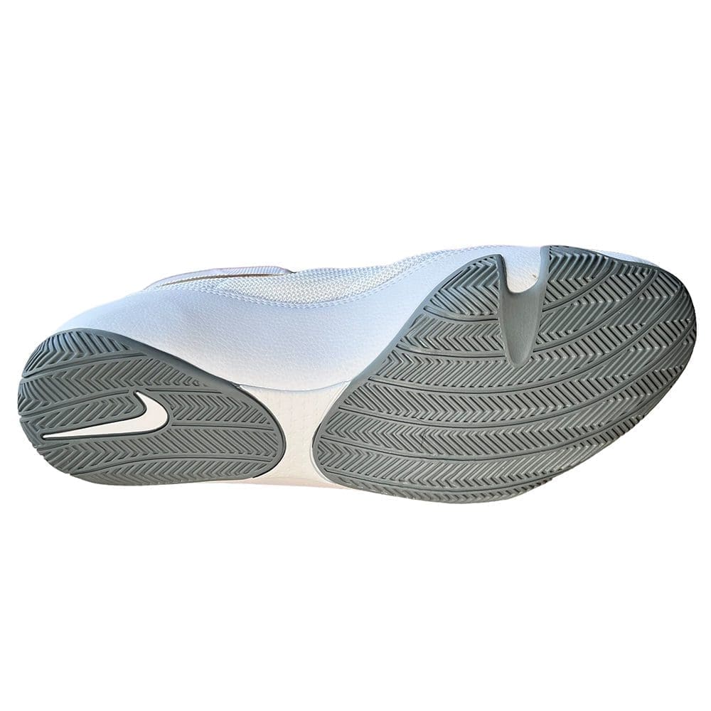 Nike V2 Machomai Boxing Boots White/Gold grey sole